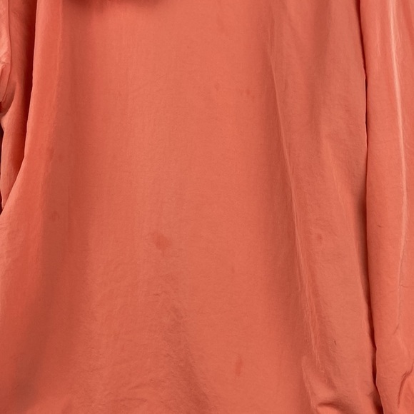 Pink coral full zip over sized lightweight hooded jacket - Picture 7 of 7